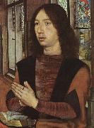 Hans Memling Portrait of Martin van Nieuwenhove oil painting reproduction